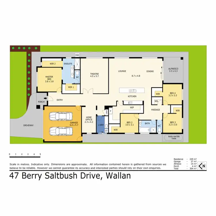 Floorplan of Homely house listing, 47 Berry Saltbush Drive, Wallan VIC 3756