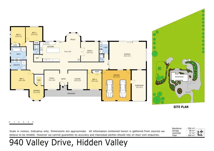 Floorplan of Homely house listing, 940 Valley Drive, Hidden Valley VIC 3756