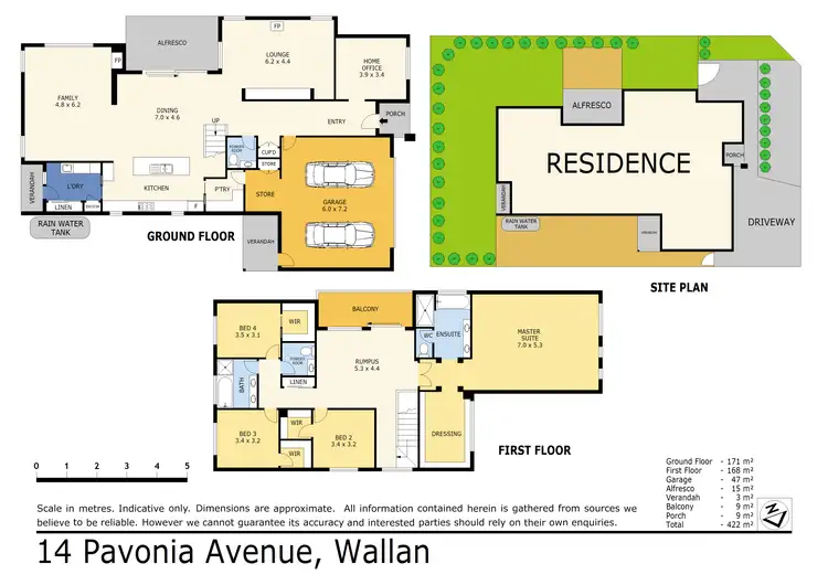 Floorplan of Homely house listing, 14 Pavonia Avenue, Wallan VIC 3756