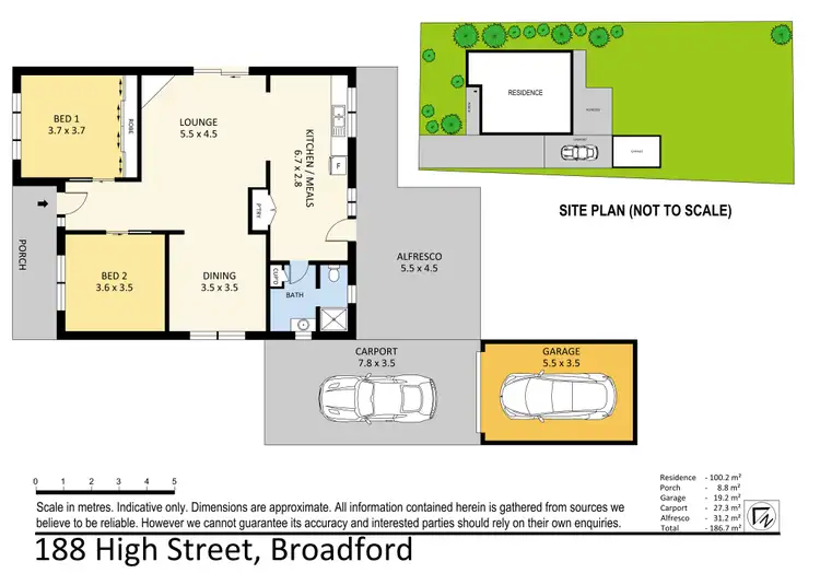 Floorplan of Homely house listing, 188 High Street, Broadford VIC 3658