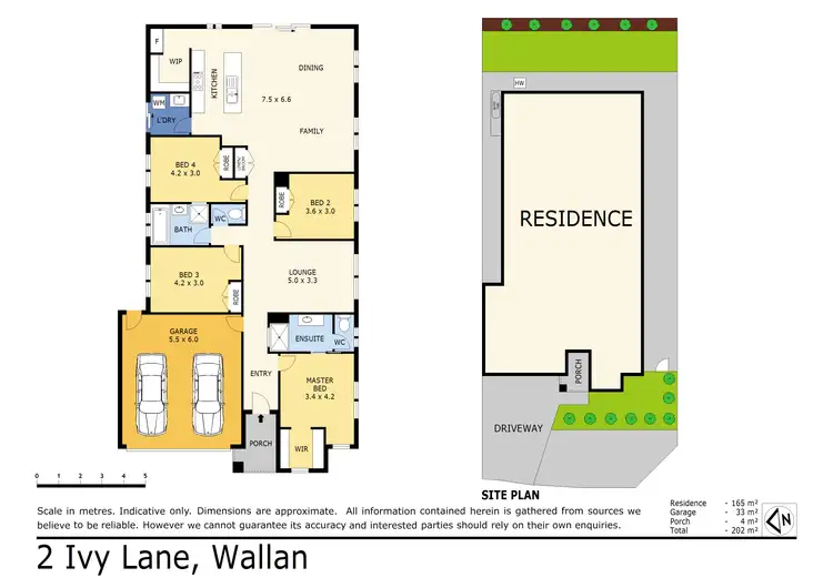 Floorplan of Homely house listing, 2 Ivy Lane, Wallan VIC 3756