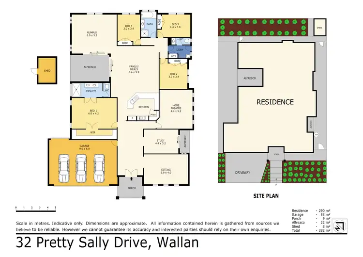 Floorplan of Homely house listing, 32 Pretty Sally Drive, Wallan VIC 3756