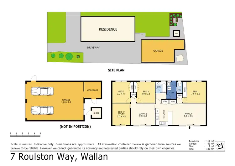 Floorplan of Homely house listing, 7 Roulston Way, Wallan VIC 3756