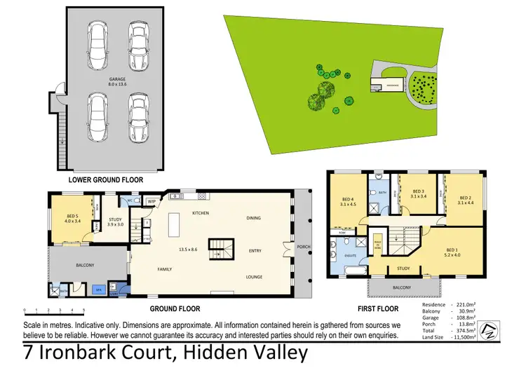 Floorplan of Homely house listing, 7 Ironbark Court, Hidden Valley VIC 3756