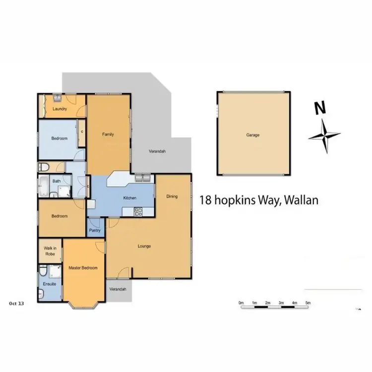 Floorplan of Homely house listing, 18 Hopkins Way, Wallan VIC 3756