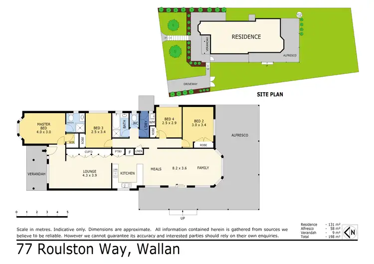 Floorplan of Homely house listing, 77 Roulston Way, Wallan VIC 3756