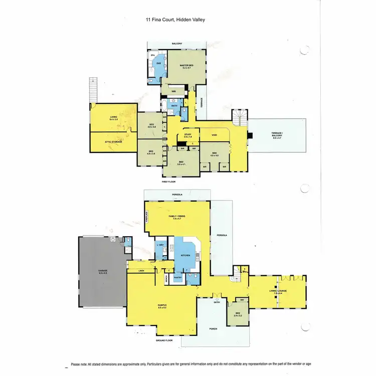Floorplan of Homely rural property listing, 11 Fina Court, Hidden Valley VIC 3756