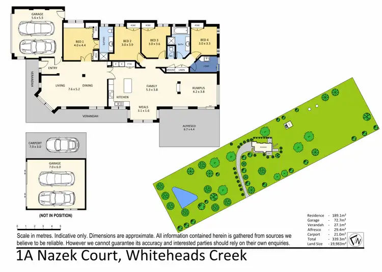 Floorplan of Homely house listing, 1A Nazek Court, Seymour VIC 3660