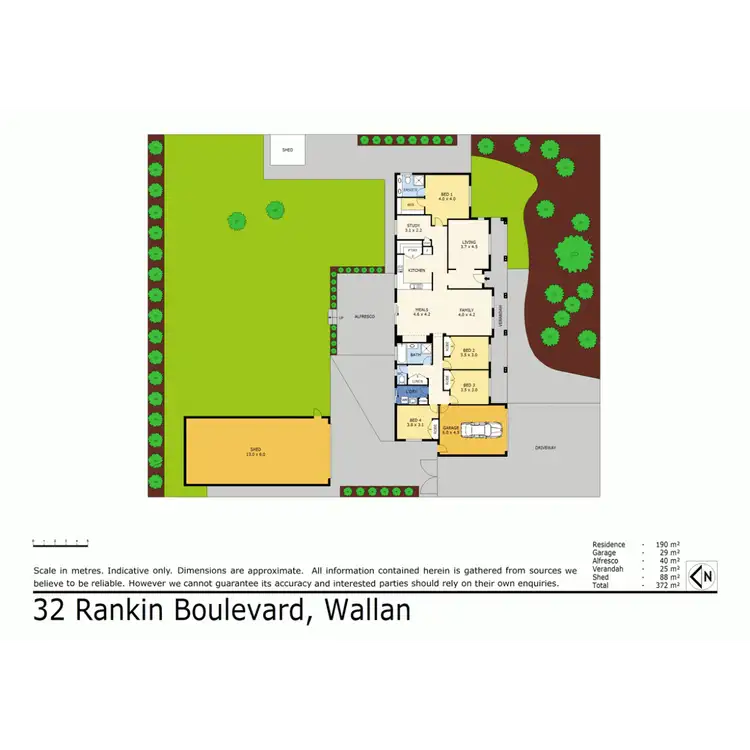 Floorplan of Homely house listing, 32 Rankin Boulevard, Wallan VIC 3756