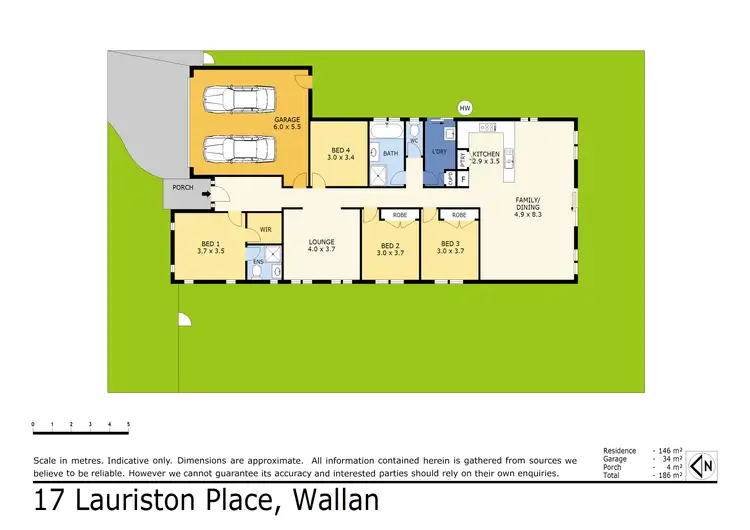 Floorplan of Homely house listing, 17 Lauriston Place, Wallan VIC 3756