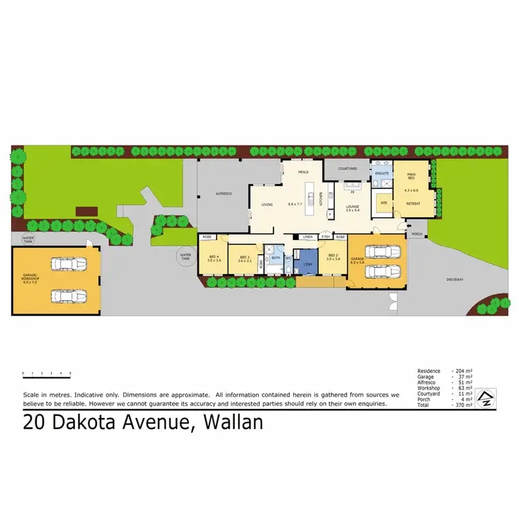Floorplan of Homely house listing, 20 Dakota Avenue, Wallan VIC 3756