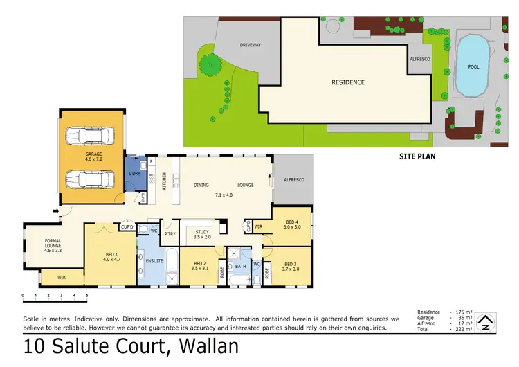 Floorplan of Homely house listing, 10 Salute Court, Wallan VIC 3756