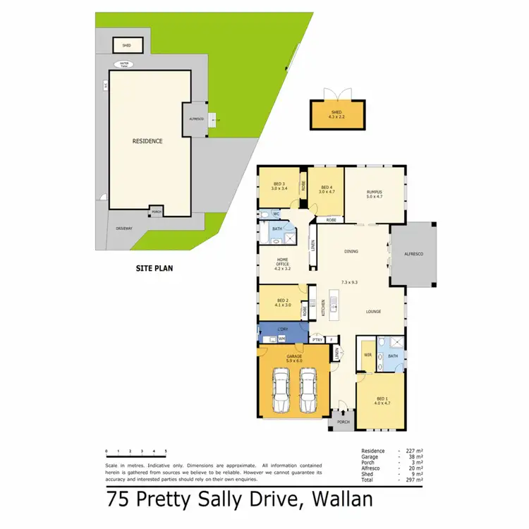 Floorplan of Homely house listing, 75 Pretty Sally Drive, Wallan VIC 3756