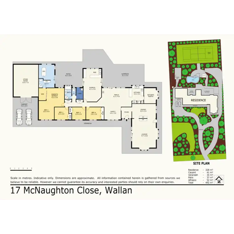Floorplan of Homely house listing, 17 McNaughton Close, Wallan VIC 3756