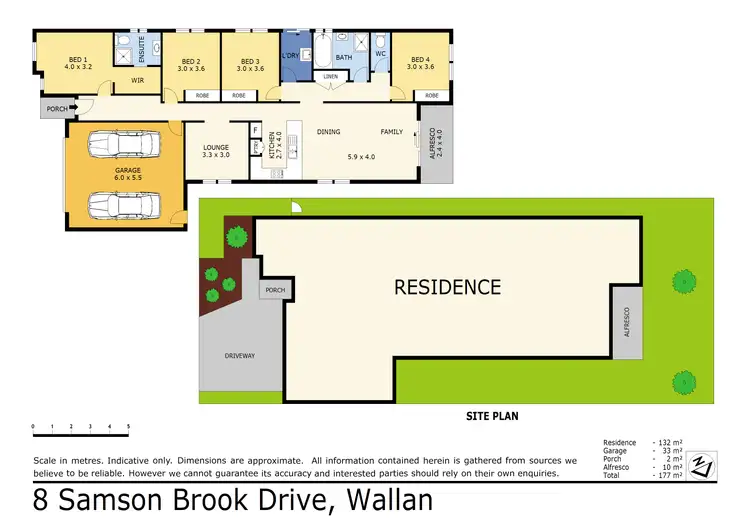 Floorplan of Homely house listing, 8 Samson Brook Drive, Wallan VIC 3756