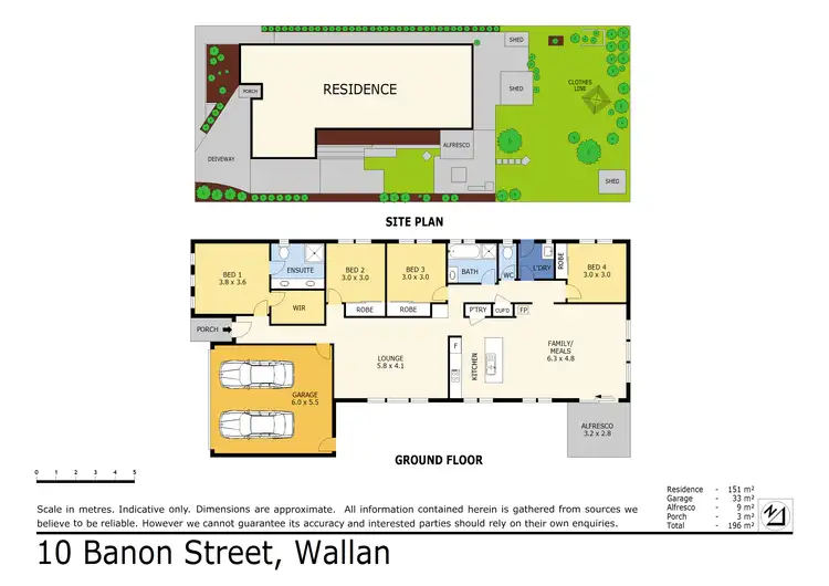 Floorplan of Homely house listing, 10 Banon Street, Wallan VIC 3756