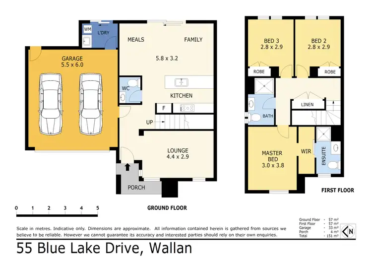 Floorplan of Homely house listing, 55 Blue Lake Drive, Wallan VIC 3756