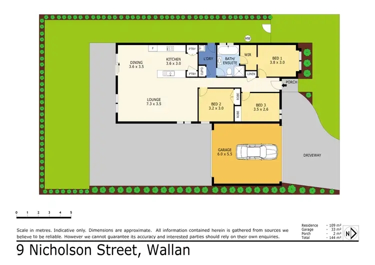 Floorplan of Homely house listing, 9 Nicholson Street, Wallan VIC 3756