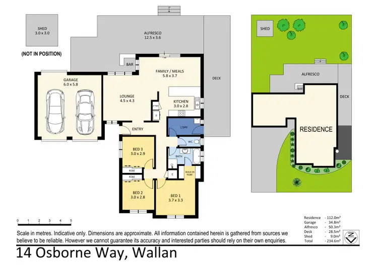 Floorplan of Homely house listing, 14 Osborne Way, Wallan VIC 3756