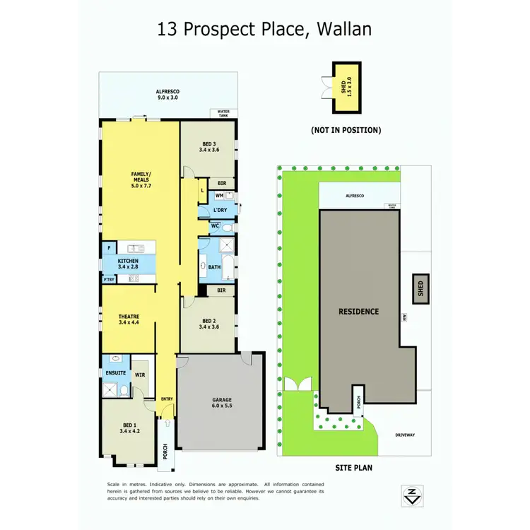 Floorplan of Homely house listing, 13 Prospect Place, Wallan VIC 3756