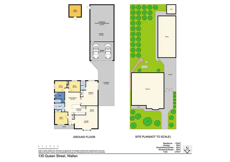 Floorplan of Homely house listing, 135 Queen Street, Wallan VIC 3756
