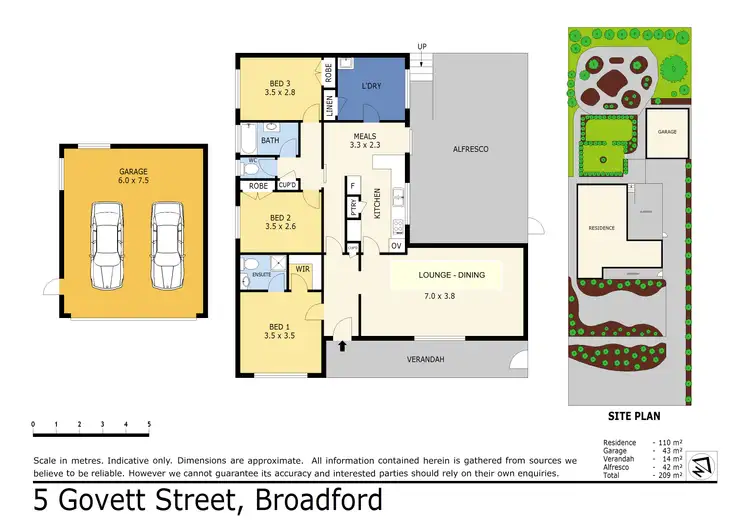 Floorplan of Homely house listing, 5 Govett Street, Broadford VIC 3658