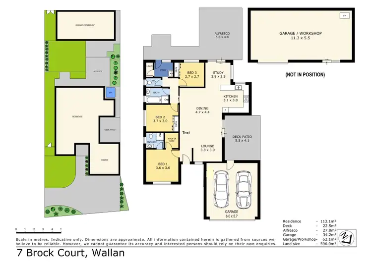 Floorplan of Homely house listing, 7 Brock Court, Wallan VIC 3756
