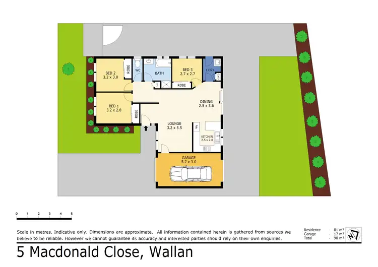 Floorplan of Homely house listing, 5 MacDonald Close, Wallan VIC 3756
