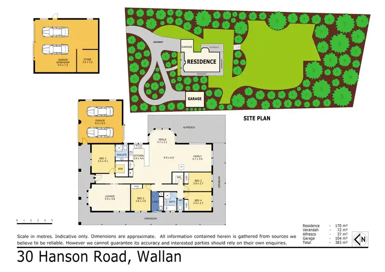 Floorplan of Homely house listing, 30 Hanson Road, Wallan VIC 3756