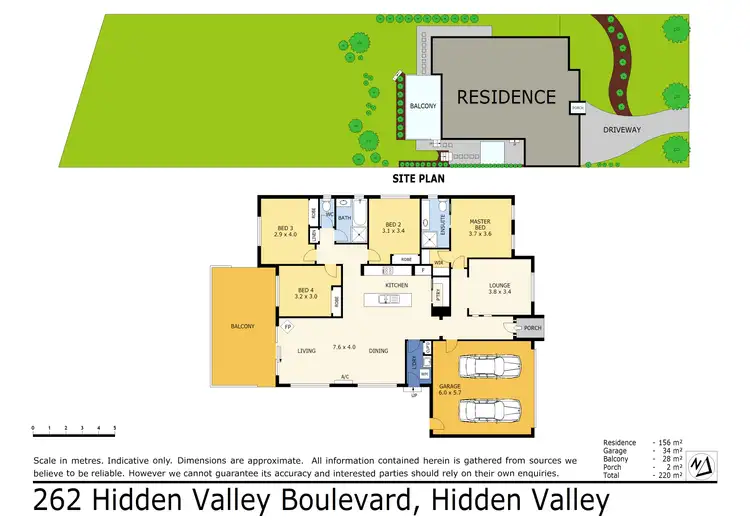 Floorplan of Homely house listing, 262 Hidden Valley Bvd, Hidden Valley VIC 3756