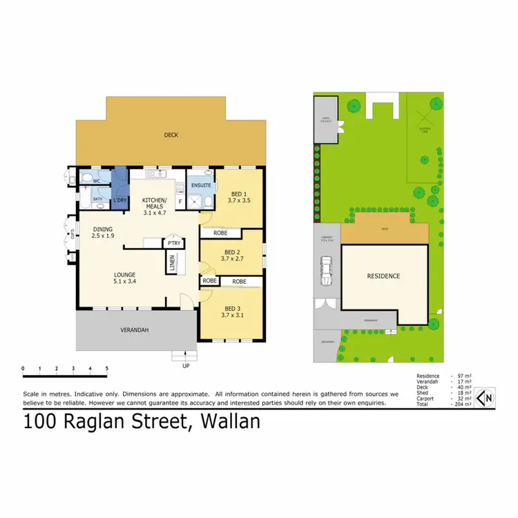 Floorplan of Homely house listing, 100 Raglan Street, Wallan VIC 3756