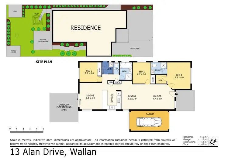 Floorplan of Homely house listing, 13 Alan Drive, Wallan VIC 3756