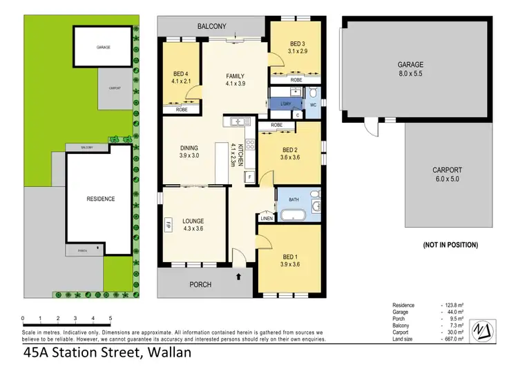 Floorplan of Homely house listing, 45A Station Street, Wallan VIC 3756