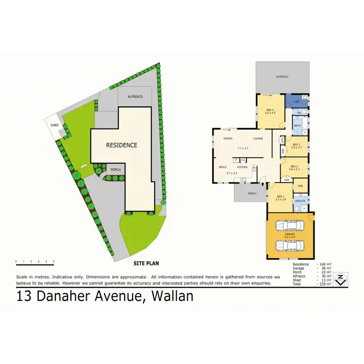 Floorplan of Homely house listing, 13 Danaher Avenue, Wallan VIC 3756