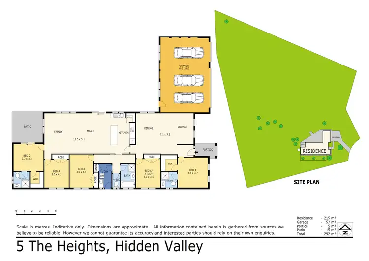 Floorplan of Homely rural property listing, 5 The Heights, Hidden Valley VIC 3756