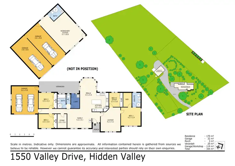 Floorplan of Homely house listing, 1550 Valley Drive, Hidden Valley VIC 3756