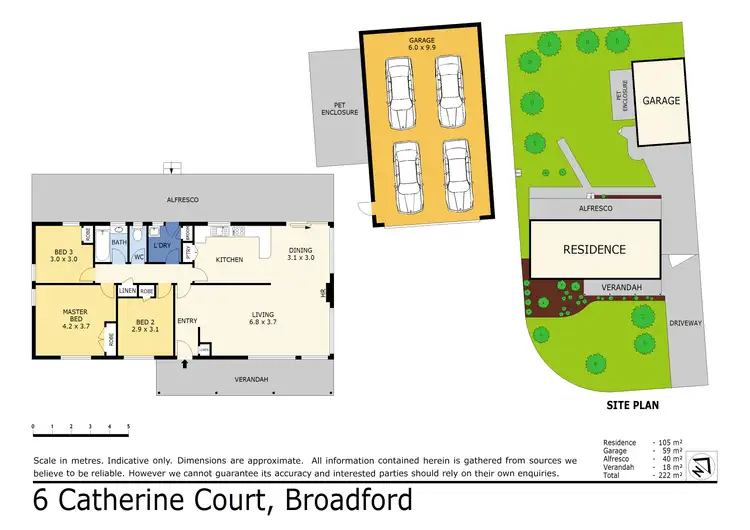 Floorplan of Homely house listing, 6 Catherine Court, Broadford VIC 3658