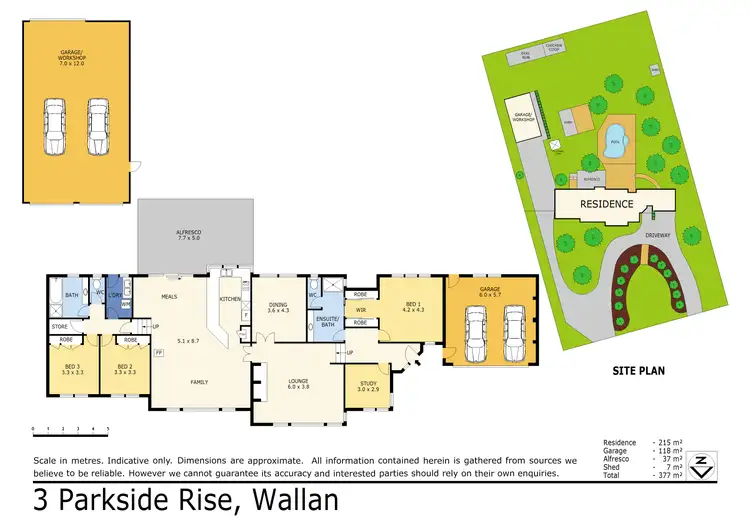 Floorplan of Homely house listing, 3 Parkside Rise, Wallan VIC 3756