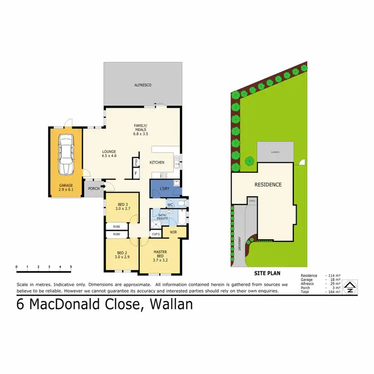 Floorplan of Homely house listing, 6 Macdonald Close, Wallan VIC 3756