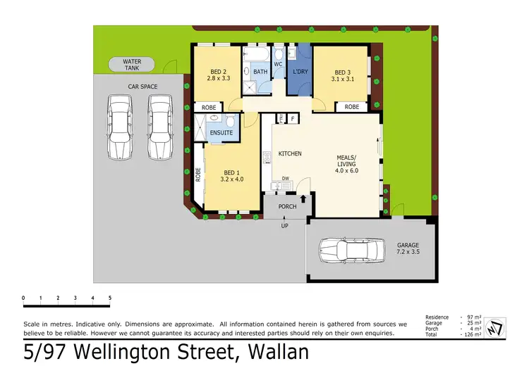 Floorplan of Homely unit listing, 5/97 Wellington Street, Wallan VIC 3756