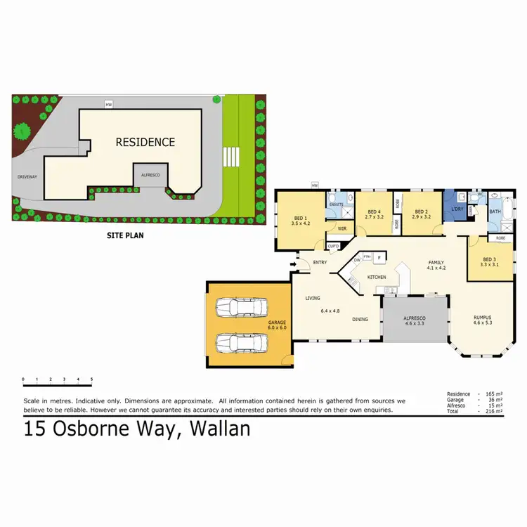 Floorplan of Homely house listing, 15 Osborne Way, Wallan VIC 3756