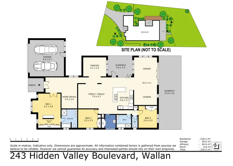 Floorplan of Homely house listing, 243 Hidden Valley Bvd, Hidden Valley VIC 3756