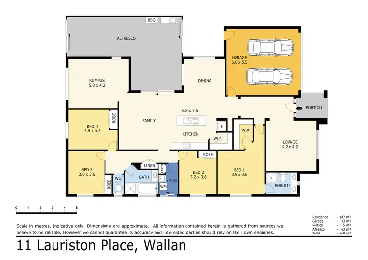 Floorplan of Homely house listing, 11 Lauriston Place, Wallan VIC 3756