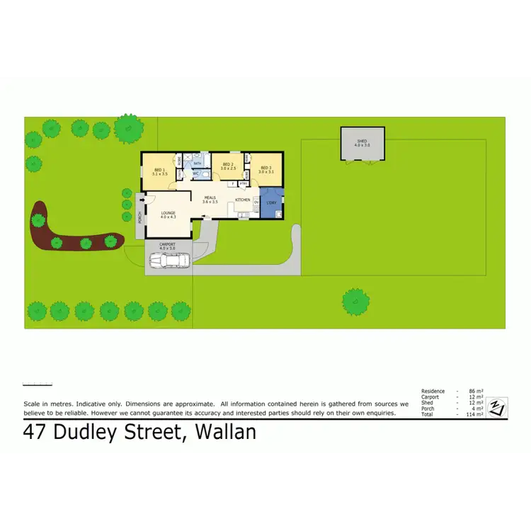 Floorplan of Homely house listing, 47 Dudley Street, Wallan VIC 3756