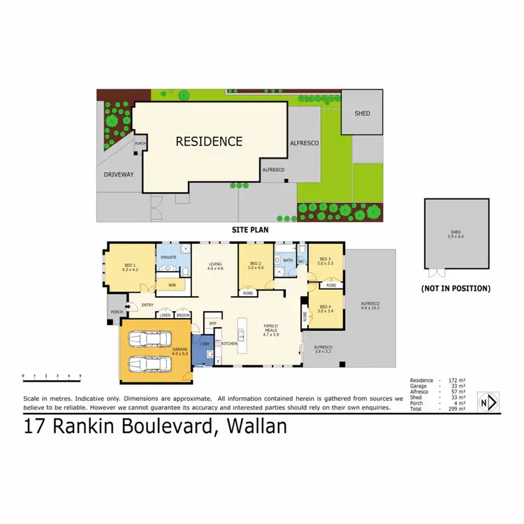 Floorplan of Homely house listing, 17 Rankin Bvd, Wallan VIC 3756