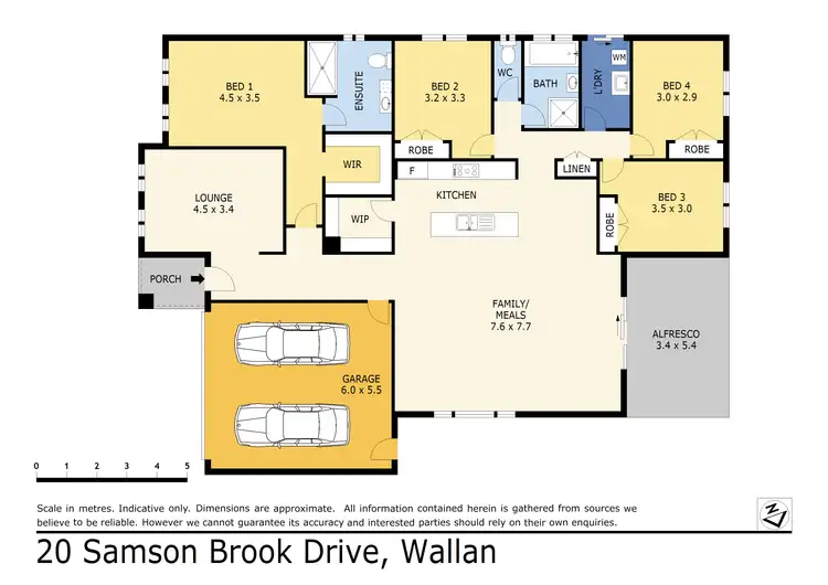 Floorplan of Homely house listing, 20 Samson Brook Drive, Wallan VIC 3756