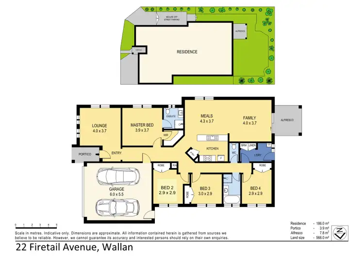 Floorplan of Homely house listing, 22 Firetail Avenue, Wallan VIC 3756
