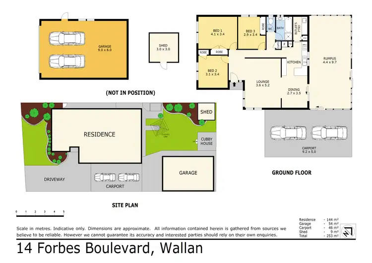 Floorplan of Homely house listing, 14 Forbes Boulevard, Wallan VIC 3756