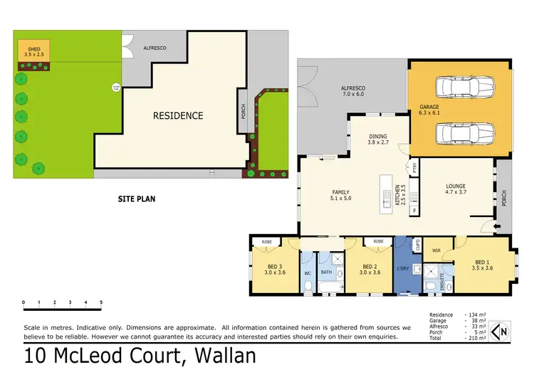 Floorplan of Homely house listing, 10 Mcleod Court, Wallan VIC 3756