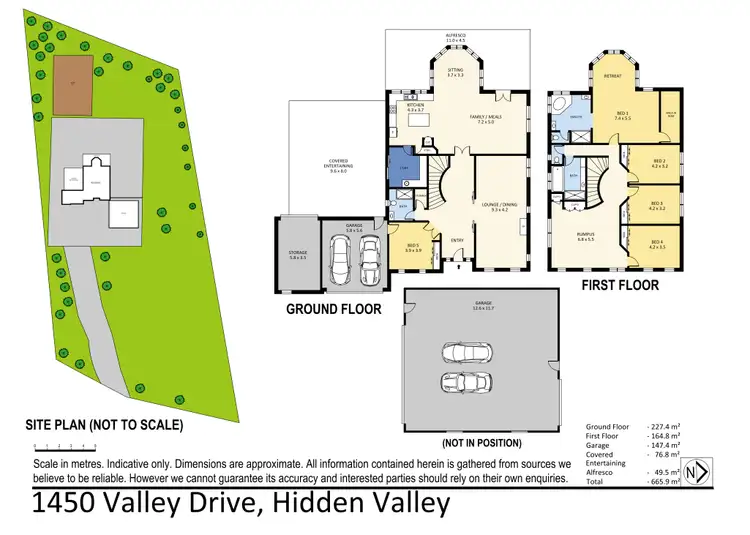 Floorplan of Homely house listing, 1450 Valley Drive, Hidden Valley VIC 3756